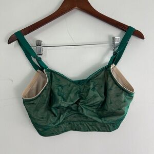 OMNIA S Teal Lace Bralette new